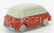 Officina-942 Fiat 600 Multipla 1956 1:76 Červená krémová