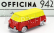 Officina-942 Fiat 600m Van Furgoncino Coriasco 1956 1:76 Červeno-žltá