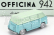 Officina-942 Fiat 600m Van Furgoncino Coriasco 1956 1:76 Svetlo modrozelená