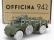 Officina-942 Fiat Ansaldo Tank Ab41 Autoblindo 1941 1:76 Vojenská zelená