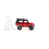RC auto Land Rover Defender D90, červená