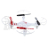 RC dron NANO, biela