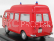 Rio-models Fiat 238 Minibus Tetto Alto 1965 Ambulanza Vigili Del Fuoco Pista Fiorano 1970 1:43 Červená