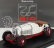 Rio-models Mercedes benz F1 Ssk 7.1l S6 Supercharged Spider N 8 Belgicko Spa Gp 1931 B.ivanoski - H.stoffel 1:43 Biela červená