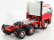 Road-kings DAF 3600 Space Cab Tractor Truck 3-assi 1986 1:18 červená biela