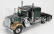 Road-kings Kenworth W900 Tractor Truck 3-assi 1989 1:18 Tmavo zelená Met Gold Met