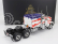 Road-kings Kenworth W900 Tractor Truck Stars & Stripes Livery 3-assi 1989 1:18 Biela modrá červená