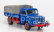 Road-kings Krupp Titan Swl80 Truck Canvas Top Telonato 2-assi 1950 1:18 Modrá červená