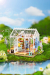 RoboTime 3D drevené puzzle Dream Garden House