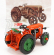 Ros-model Rovnaký traktor D.a.25 1952 1:32 Oranžovo zelený