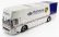 Schuco Mercedes benz O317 Truck Car Transporter Porsche Rothmans 1984 1:18 Biela modrá