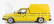 Solido Volkswagen Caddy Pick-up Mki Closed Van Poste 1982 1:18 Žltá