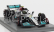 Spark-model Mercedes gp F1 W13e Team Mercedes-amg Petronas F1 N 44 2nd Brazilian Gp 2022 Lewis Hamilton 1:43 Silver Green