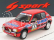 Spark-model Peugeot 205 1.6 Gti N 132 Rally Montecarlo 1986 Francois Delecour - Anne Chantal Pauwels 1:43 Červená