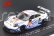 Spark-model Porsche 911 991-2 Rsr 4.0l Team Project 1 N 56 24h Le Mans 2020 M.cairoli - E.perfetti - L.ten Voorde 1:87 biela svetlomodrá