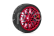 Spec T LS Wheel Offset 3 Red w/Tire 4ks pre 1/10 Road