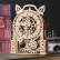 Ugears 3D drevené mechanické puzzle Dekoratívny budík