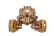 Ugears 3D drevené mechanické puzzle Mars Rover