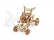 Ugears 3D drevené mechanické puzzle Mini Buggy