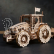 Ugears 3D drevené mechanické puzzle Traktor vyhráva