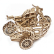 Ugears 3D drevené mechanické puzzle UGR-10 Motorka (scrambler) s vozíkom