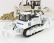 Universal hobbies Komatsu D155ax-7 Ruspa Cingolata 2010 - Traktor so škrabákom 1:50 biely