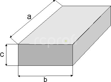 20694 Neodymový štvorcový magnet 5x2,5x2mm vypínacia sila 5,5N