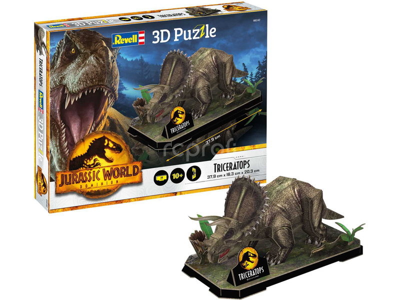 Revell 3D Puzzle – Jurský park – Triceratops