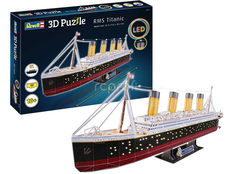 3D puzzle Revell - RMS Titanic s LED osvetlením