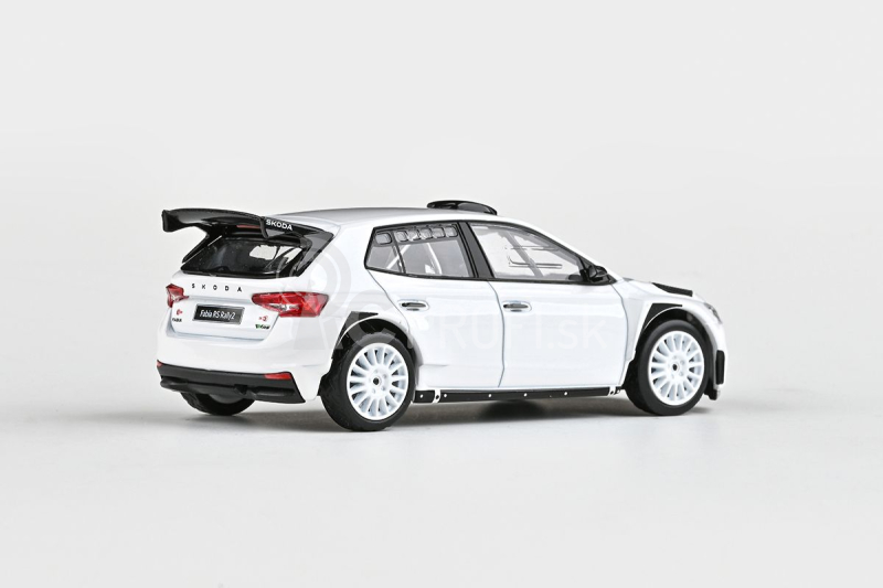 Abrex Škoda Fabia IV RS Rally2 (2022) 1:43 - Biela