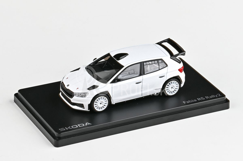 Abrex Škoda Fabia IV RS Rally2 (2022) 1:43 - Biela