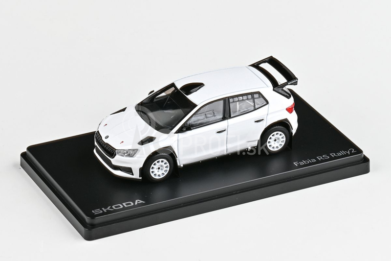 Abrex Škoda Fabia IV RS Rally2 (2022) 1:43 - Biela