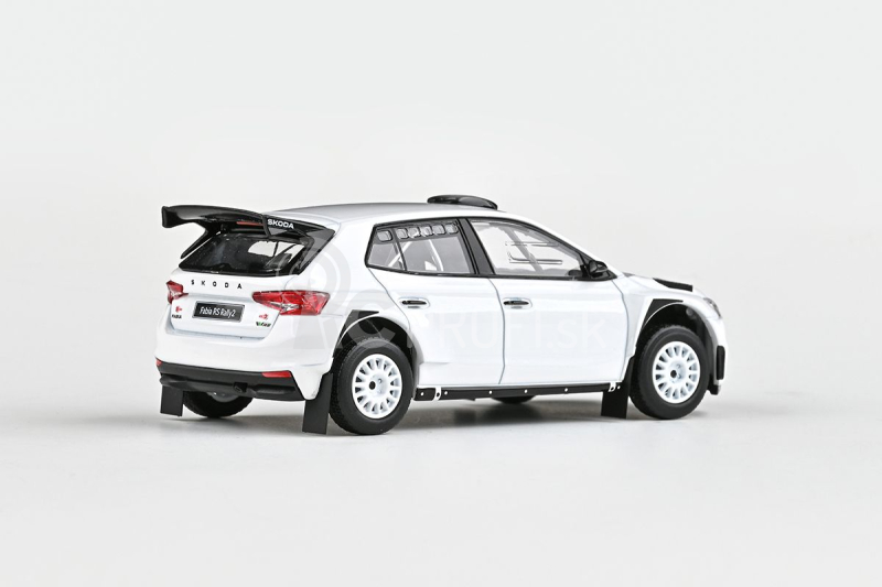 Abrex Škoda Fabia IV RS Rally2 (2022) 1:43 - Biela