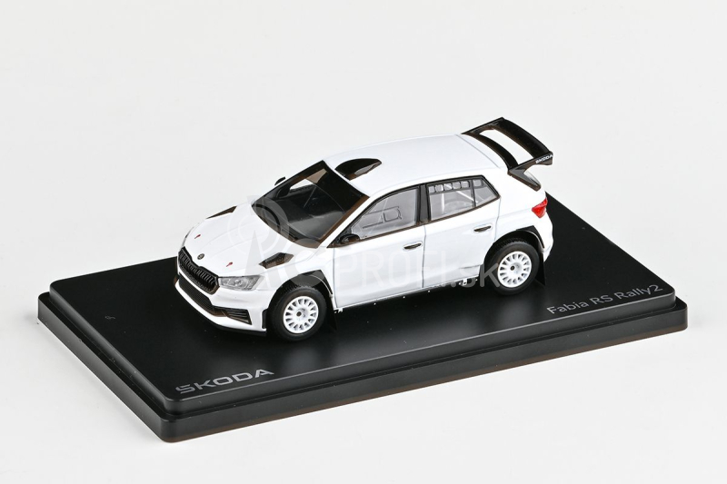 Abrex Škoda Fabia IV RS Rally2 (2022) 1:43 - Biela