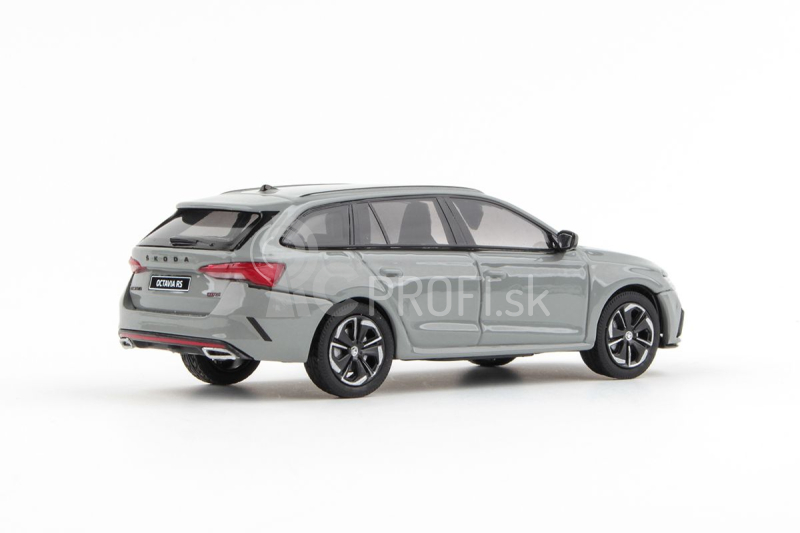 Abrex Škoda Octavia IV Combi RS (2020) 1:43 - sivá Steel Uni	