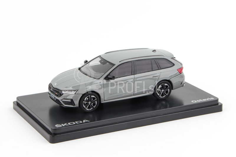 Abrex Škoda Octavia IV Combi RS (2020) 1:43 - sivá Steel Uni	