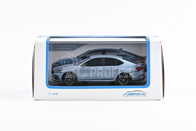 Abrex Škoda Octavia IV RS (2020) 1:43 - modrá Shark metalíza