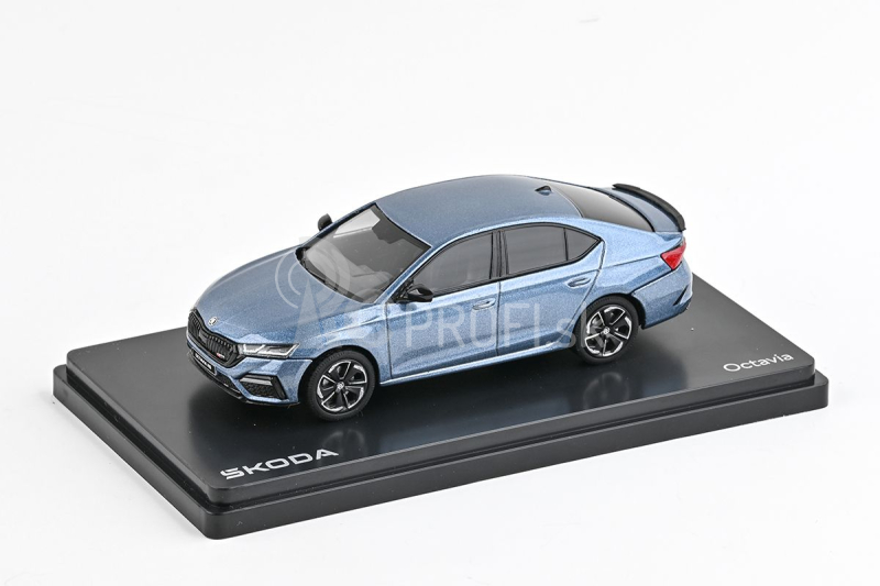 Abrex Škoda Octavia IV RS (2020) 1:43 - Sivá Satin Metalíza