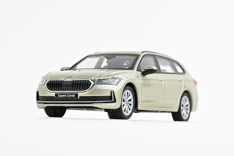 Abrex Škoda Superb IV Combi (2023) 1:43 - Žltá Ice Tea Metallic