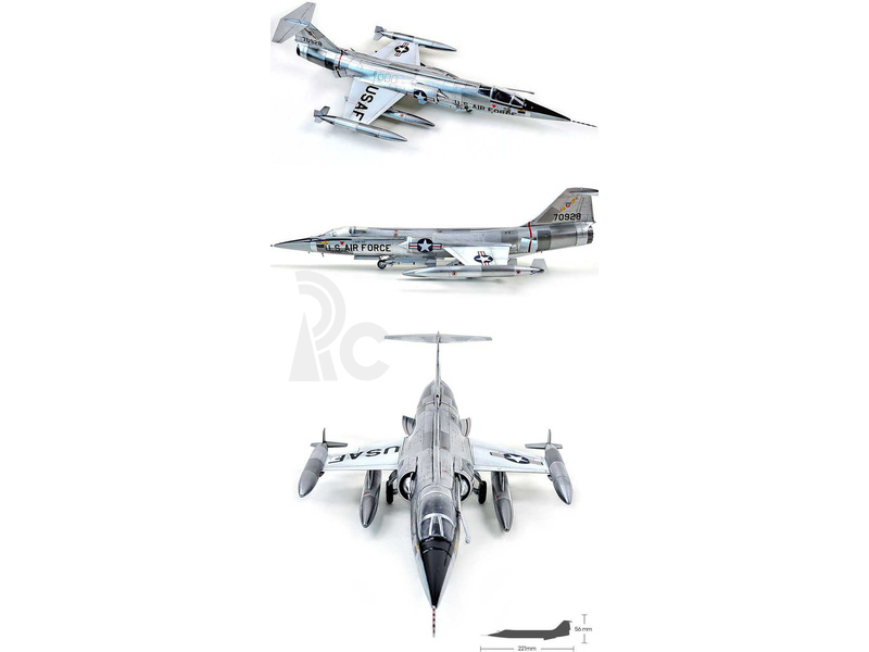 Academy Lockheed F-104C USAF Vietnam War (1:72)