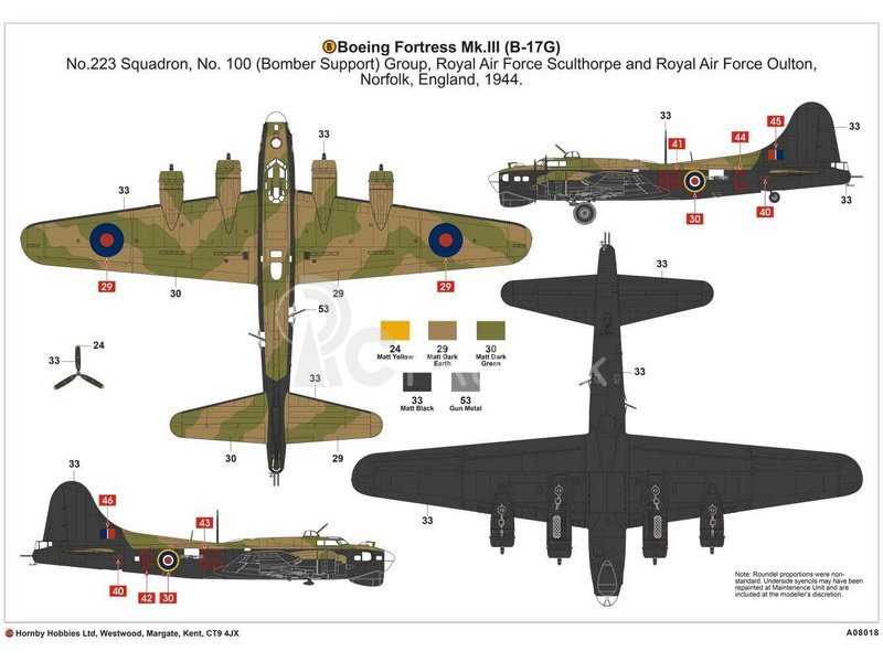 Airfix Boeing Fortress MK.III (1 : 72)