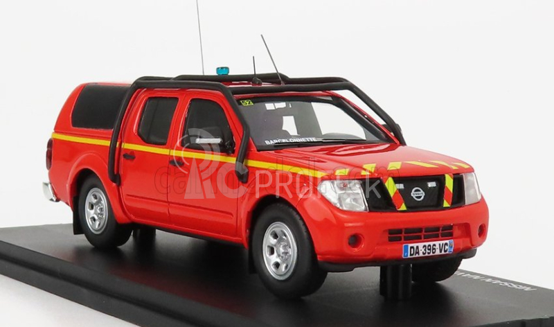 Alarme Nissan Navara Double Cabine Pick-up Closed Vltt Sdis 04 Sapeurs Pompiers 2011 1:43 Červená žltá