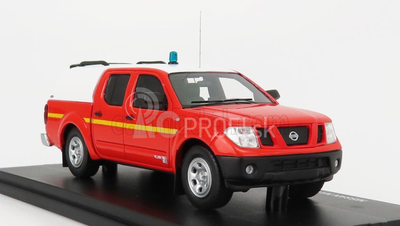 Alarme Nissan Navara Double Cabine Pick-up Closed Vltt Sdis 42 Sapeurs Pompiers 2011 1:43 Červená biela