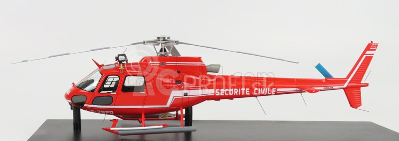 Alerte Aerospatiale As 350 Helicopter Securite Civile 1979 1:43 Červená