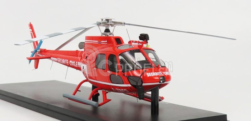 Alerte Aerospatiale As 350 Helicopter Securite Civile 1979 1:43 Červená