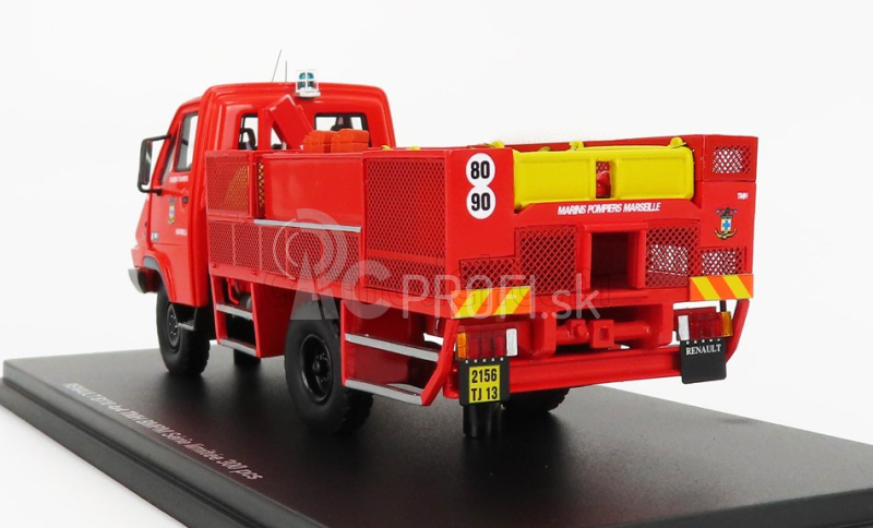 Alerte Renault B110 4x4 Truck Tmh Bmpm Sapeurs Pompiers Marines Marselle 1998 1:43 červená