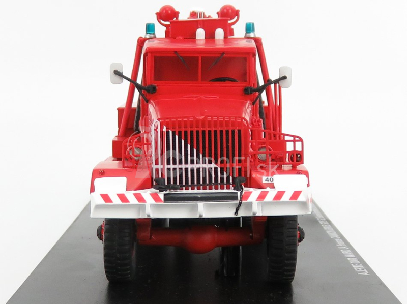 Alerte Ward la france M1a1 Truck 3-assi Sapeurs Pompiers Wrecker 1944 - Autogru - Carro Attrezzi - Crane - Grue 1:43 Red White