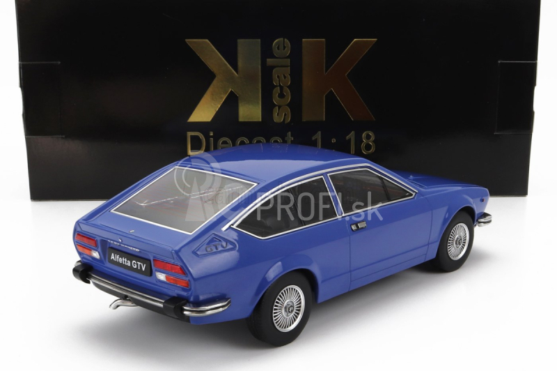 Alfa romeo Alfetta 2000 Gtv 1976 v mierke 1:18 modrá