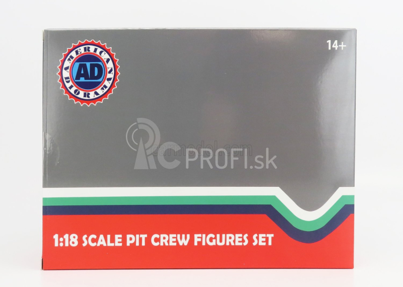 Americké diorámy Figúrky F1 Set 2 2022 - Dioráma Pit-stop Set 7 X Meccanici - Mechanics - With Decals 1:18 Black Green