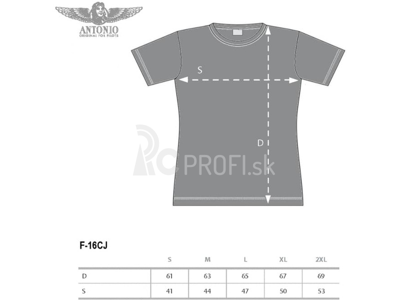 Antonio dámske tričko F-15C Eagle XXL